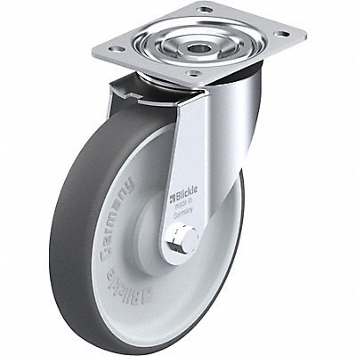 GRAINGER LPATH200KA Plate Caster Swivel Polyurethane 9 1/4 H