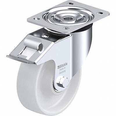 GRAINGER LPO150KFI Plate Caster Swivel 7 1/2 H