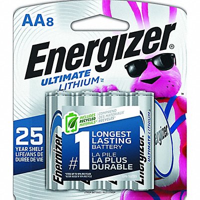 ENERGIZER L91SBP8 Battery Lithium AA Hi Performance PK8