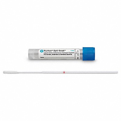PURITAN OPTI-SWAB LA117 Transport Vial 1 mL 12 mm Dia PK300