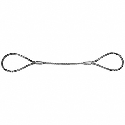 LIFT-ALL 12IEEX2 Cable/Choker 2 ft Overall L