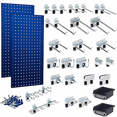 TRITON PRODUCTS LB18BKit K3825 Pegboard Pnl Kit 275 lb 36 x18 x1/2 in