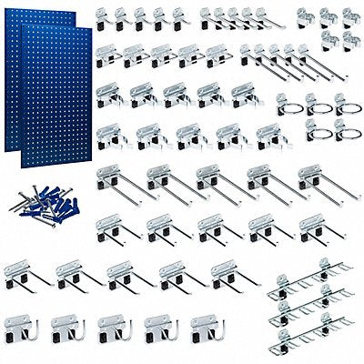 TRITON PRODUCTS LB2BKit K3826 Pegboard Pnl Kit 400 lb 42 x24 x1/2 in
