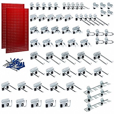 TRITON PRODUCTS LB2RKit K3826 Pegboard Pnl Kit 400 lb 42 x24 x1/2 in