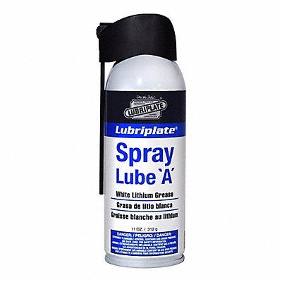 LUBRIPLATE L0034063 White Lithium Grease Aerosol Can 11 oz