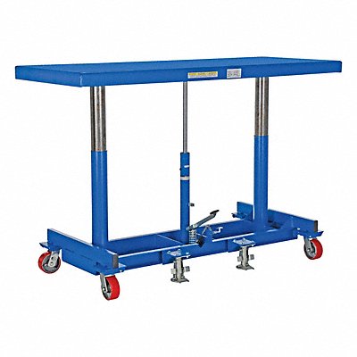 GRAINGER LDLT3060 Hydraulic Lift Cart Long Deck 60 x 30 In