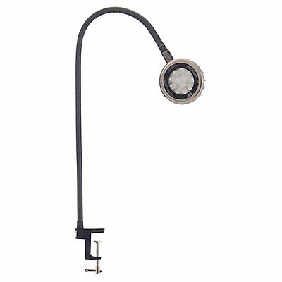 O.C. WHITE LEDCD3330120V Spot Light Gooseneck 18 W Black