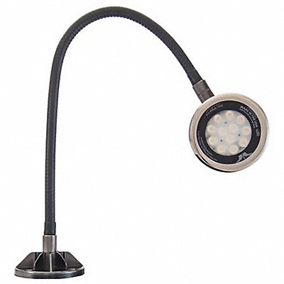 O.C. WHITE LEDMG2230120V Spot Light Gooseneck 18 W Black