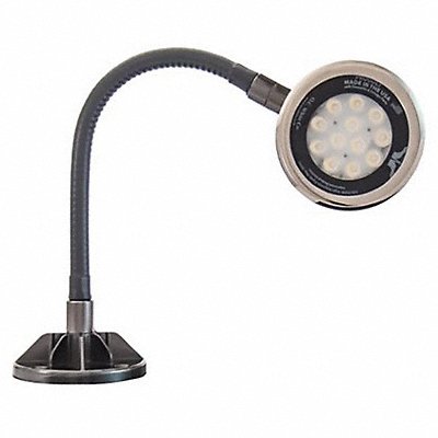 O.C. WHITE LEDSD1230120V Spot Light Gooseneck 18 W Black