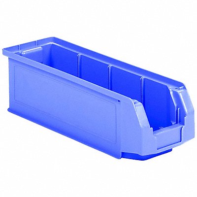 SSI SCHAEFER LF2006060BL1 Stacking Bin Blue Polyethylene 5.6 in