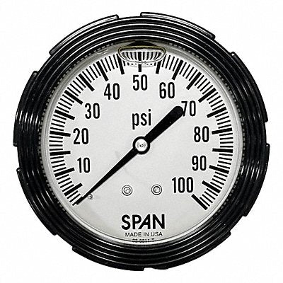SPAN LFC210100PSIGCERT Industrial Pressure Gauge