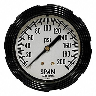 SPAN LFC210200PSIGCERT Industrial Pressure Gauge