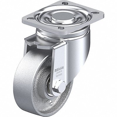 GRAINGER LHG100K1 Plate Caster Swivel Metal 5 1/2 H