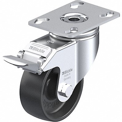 GRAINGER LKPAPOA80GFI Plate Caster Swivel 4 3/8 H