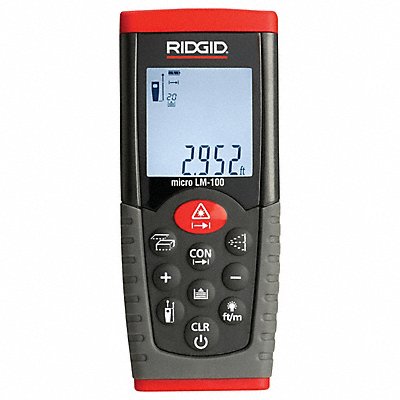RIDGID microLM100 Laser Distance Meter Micro 164 ft./50M