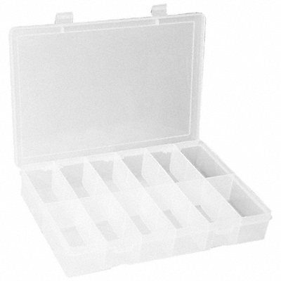 DURHAM MFG LP12CLEAR K4971 Compartment Box Pstv Snp Clr 2 5/16 in