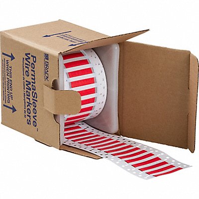 BRADY LSZH1872RDM2 Wire Marker Polyolefin Red