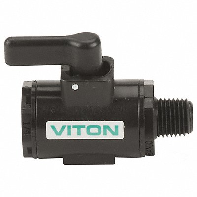 BANJO LV025MTV Manual 2-Way Ball Valve NPT Polypropylene