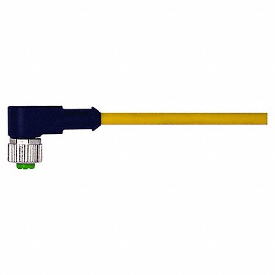 MURRELEKTRONIK 7000123210130300 Cordset Right Angle M12 Yellow 22 AWG 4A