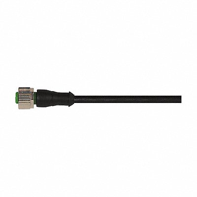 MURRELEKTRONIK 7000121816330500 Cordset Straight M12 Black 22 AWG 4A