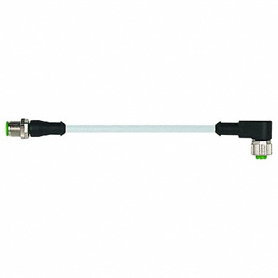 MURRELEKTRONIK 7000401212340500 Cordset Straight M12 Grey 22 AWG 4A
