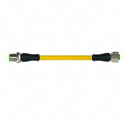 MURRELEKTRONIK 7000400210340300 Cordset Straight M12 Yellow 22 AWG 4A
