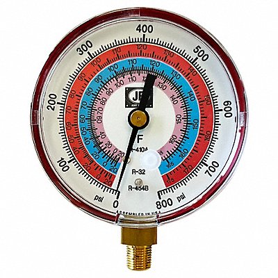PATRIOT M2862 Low Side Compound Gauge 3-1/8 Dia Red