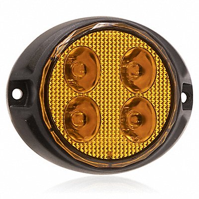 MAXXIMA M20432Y Warning Light Amber Flashing 12/24V DC