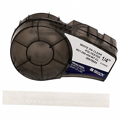 BRADY M21250430WTCL Label Tape Cartridge Permanent Printer