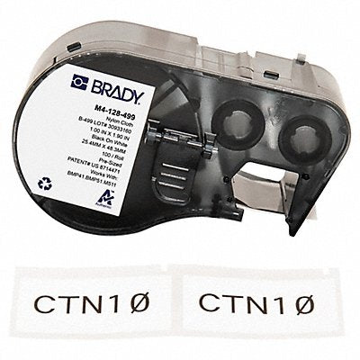 BRADY M4128499 Precut Label Cartridge White Matte