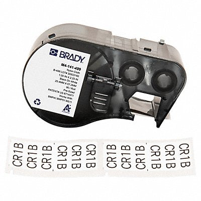 BRADY M4141499 Flag Label Nylon White Matte Finish