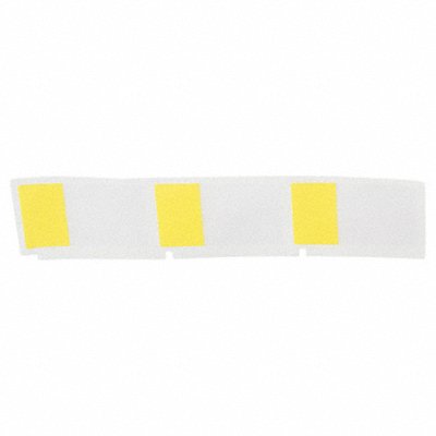 BRADY M491427YL Precut Label Roll Cartridge Clear/Yellow