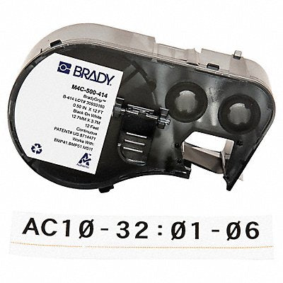 BRADY M4C500414 Label and Ribbon Cartridge Polyester