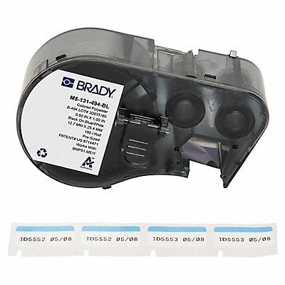 BRADY M5131494BL Label and Ribbon Cartridge Polyester