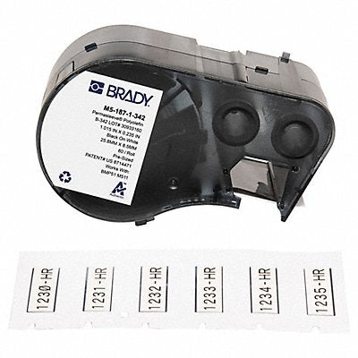 BRADY M51871342 Cartridge Label Thermal-Transfer White