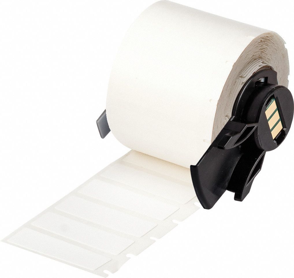BRADY M61997425 Label Color White 19/32 W 19/32 H