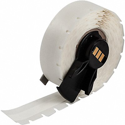 BRADY M6C318498 Label 5/16 in W Indoor White