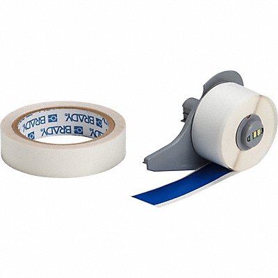 BRADY M71000483BLKT Label 1 in W Indoor Blue