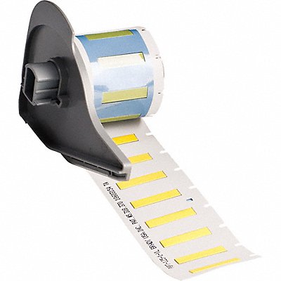 BRADY M71251342YL Sleeve 1 in W 15/64 in H Die-cut