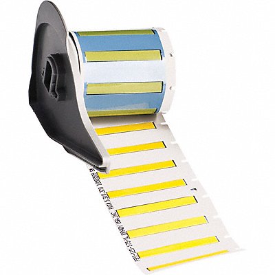 BRADY M7125175342YL Sleeve 1 3/4 in W 15/64 in H Die-cut
