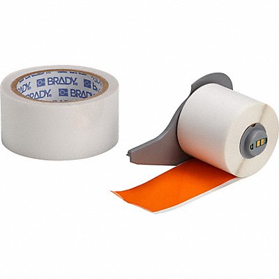 BRADY M72000483ORKT Label 2 in W Indoor Orange