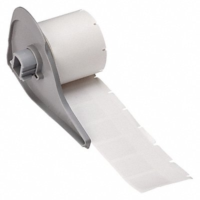 BRADY M730427 Label 3/4 in W Clear White