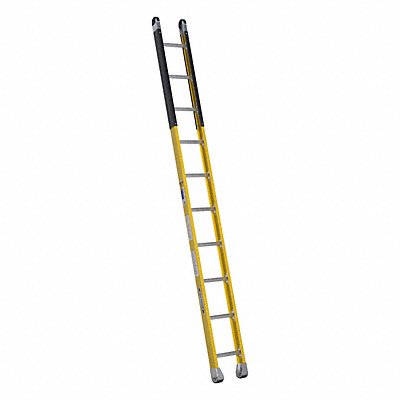 WERNER M71101 Manhole Ladder 10 ft.H Fiberglass