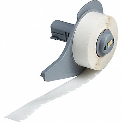 BRADY M7C375412 Tag 3/8 in W Outdoor White