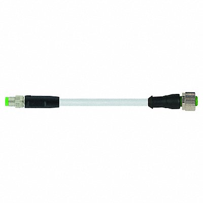 MURRELEKTRONIK 7000882612101000 Cordset Straight M8 Grey 24AWG 4A