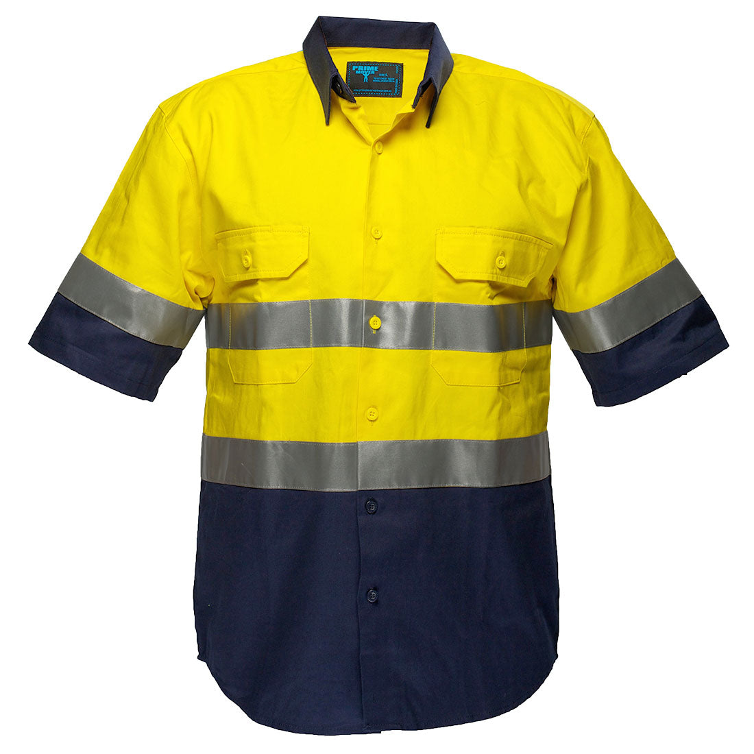 Portwest MA102 Hi-Vis Two Tone Regular Weight Short Sleeve Shirt with Tape