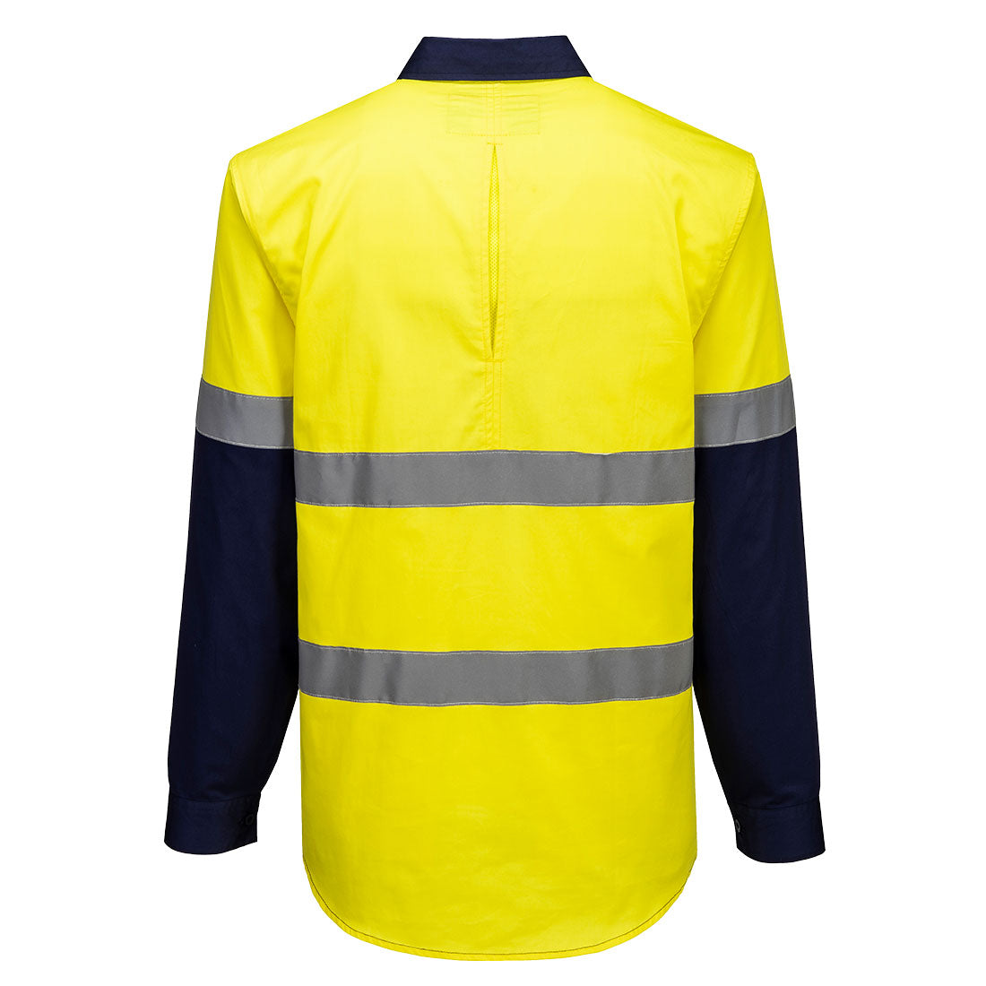 Portwest MA804 Hi-Vis Contrast Closed Front Shirt L/S