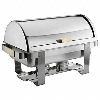 AMERICAN METALCRAFT MACD3 Chafer 15 1/4 in H Silver