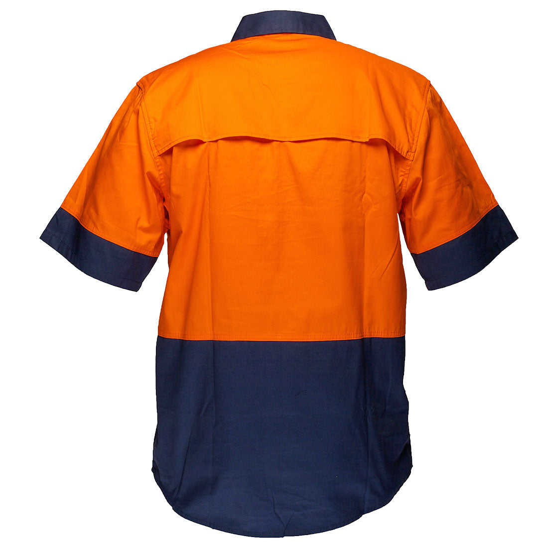 Portwest MC802 Canberra Hi-Vis Lightweight Contrast 1/2 Button Class D Shirt S/S