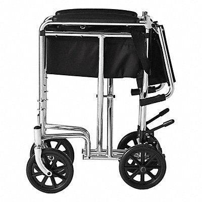 FIRST VOICE MDS808200 Transport Chair 250 lb 19 In Seat